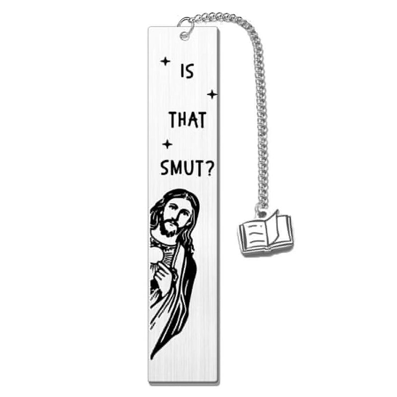 Stainless Steel Lettering Reading Enthusiast Literary Bookmark