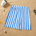 Maillot de bain Bikini bleu et blanc