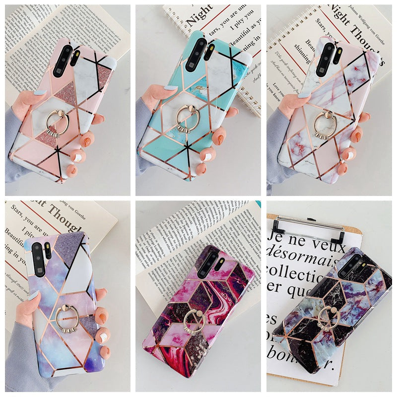 Electroplating mosaïque bague boîtier téléphone
