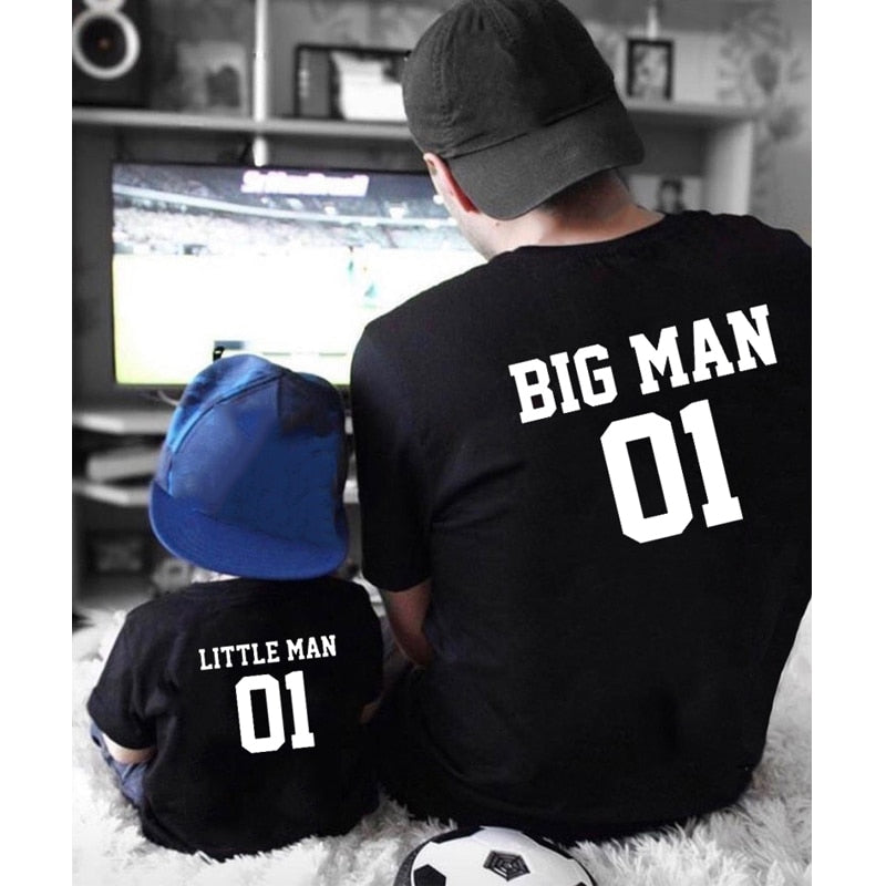 T-shirt en coton parent-enfant