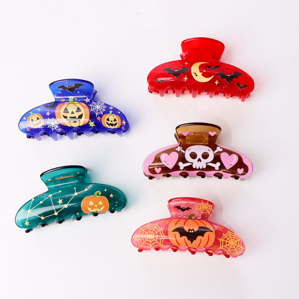Nouveau style Halloween Transparent Shark Clip pour cheveux de femmes