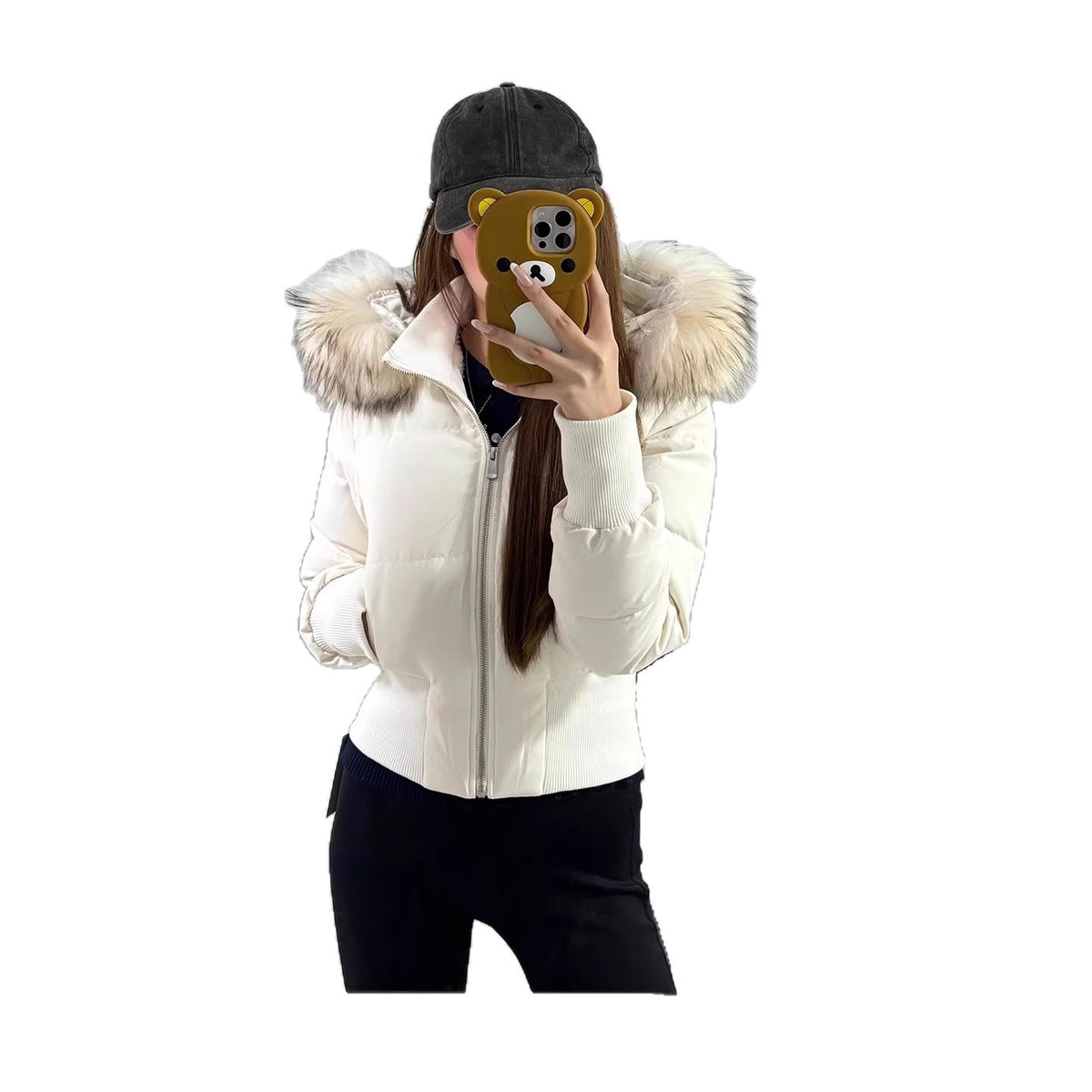 Manteau de coton mince, doublé de polaire, épais pour femmes