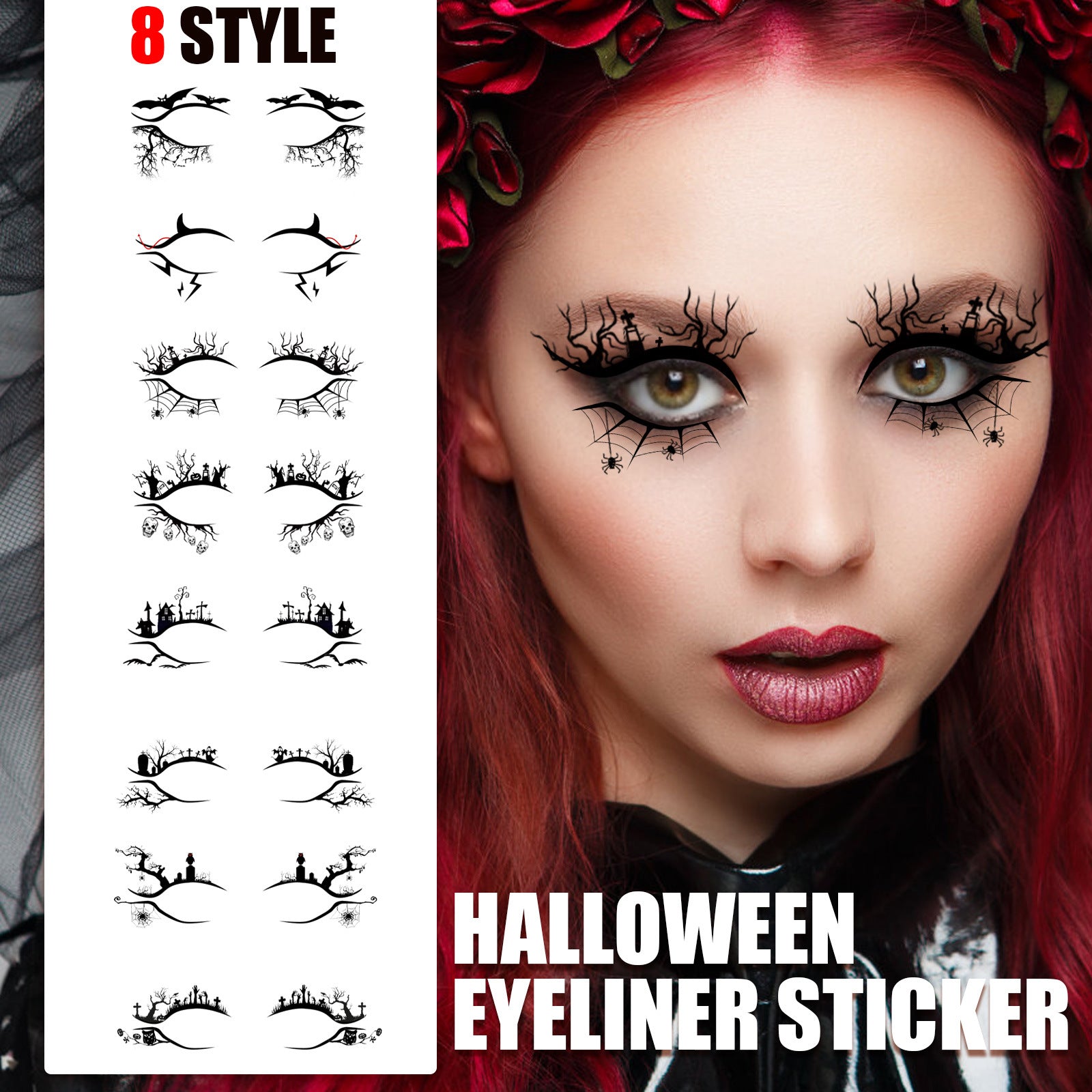 Stickers Eyeliner d'Halloween