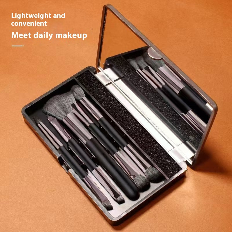 Maquillage avec miroir Pinceau de maquillage multifonctionnel
