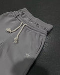 Trendy Double-waist Five-pointed Star Brodery Couple simple casual faux deux-pièces large-