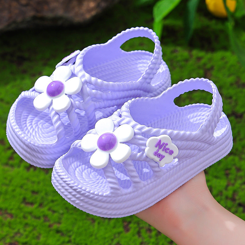 Sandales de filles Été Mode Princesse Chaussures Outdoor Non-slip