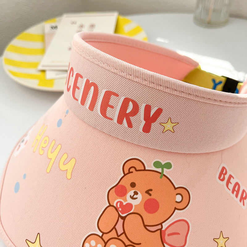 Protection solaire des enfants Chapeau solaire anti-UV volant