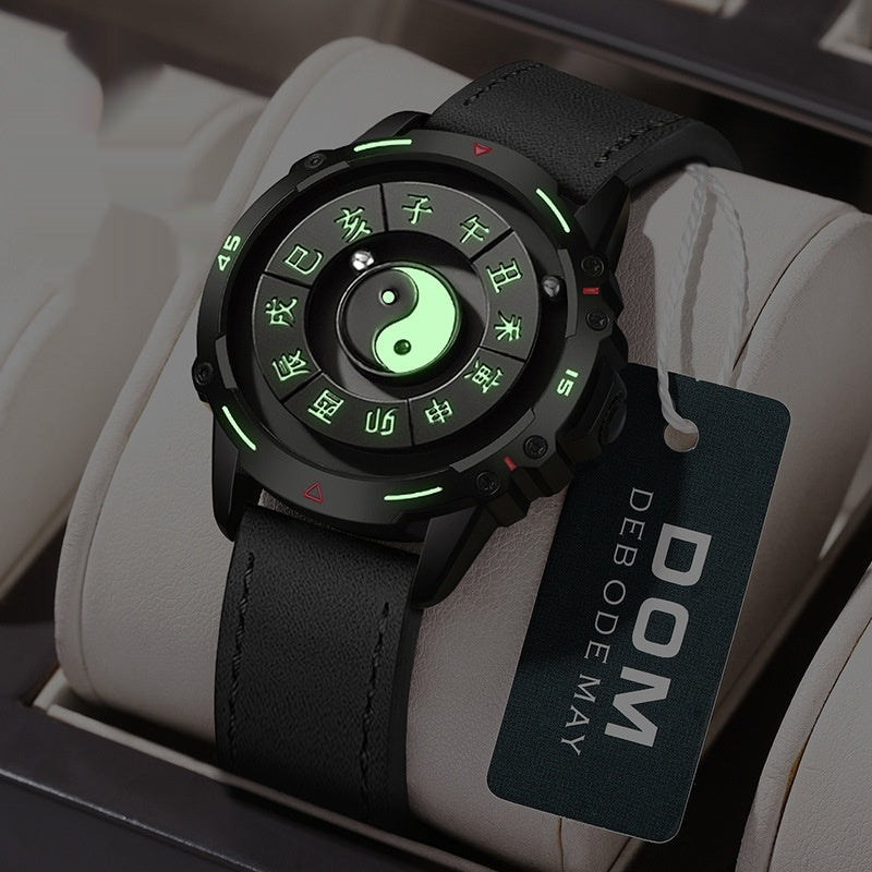 Bagua Maglev boule magnétique montre 12 heures