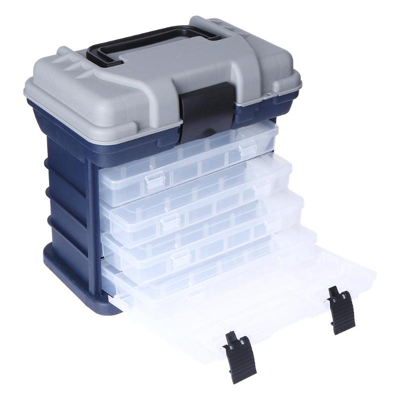 Boîte de pêche à la roche à luer portable multifonctionnelle
