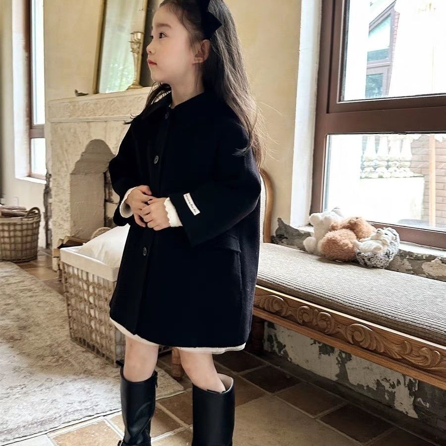 Manteau de laine de cachemire double face