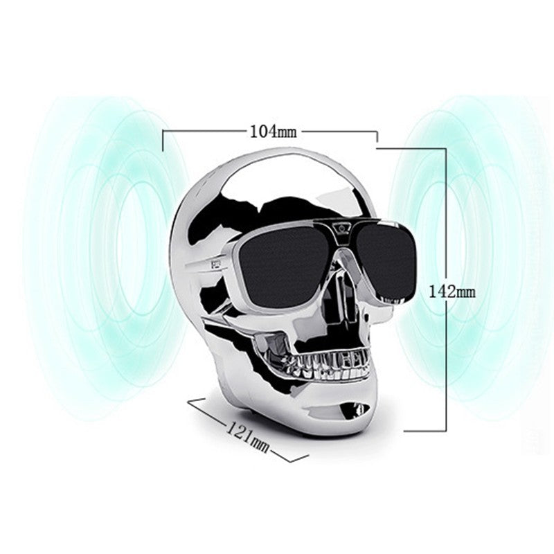 Haut-parleur Bluetooth sans fil Skull