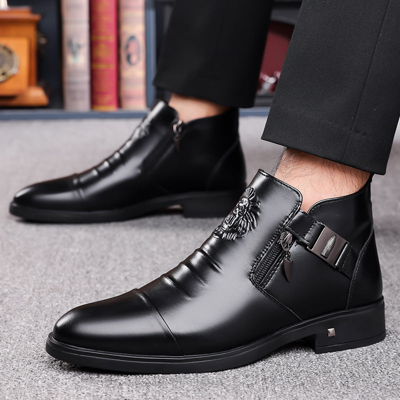 Bottes de cheville Trendy Retro avec chaînes latérales