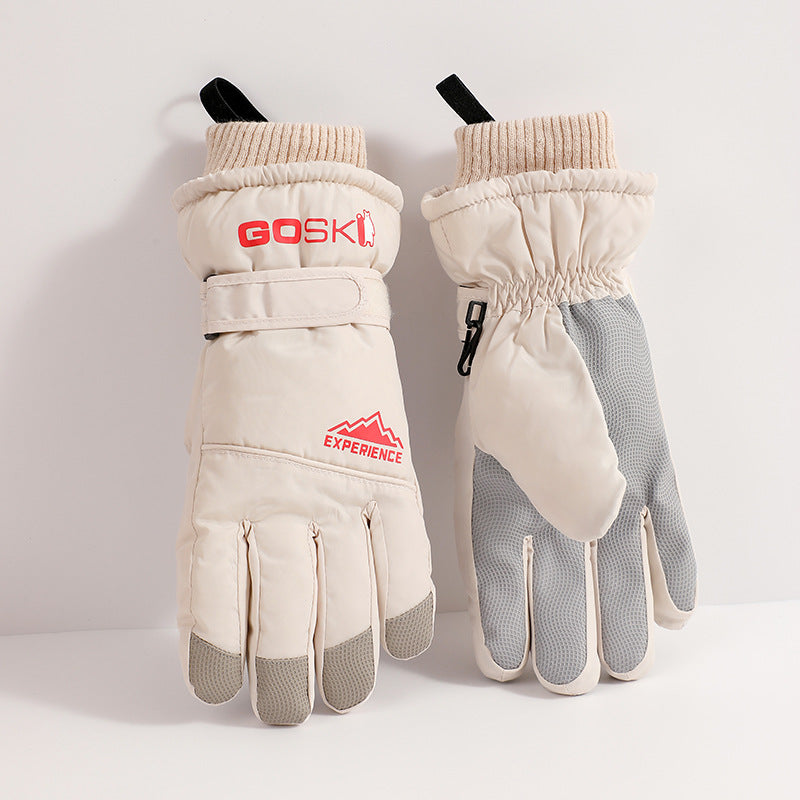 Gants imperméables à l'hiver Ski chaud Gants à l'épreuve du froid