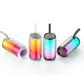 Haut-parleur Bluetooth portable avec une lumière colorée à écran complet