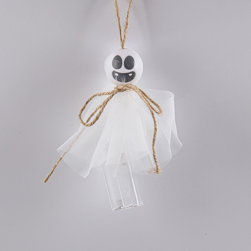 Halloween Ghost Dress Up Lieu Disposition Lumières colorées Chaîne d'éclairage Led