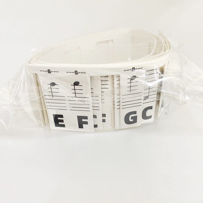 Stickers clavier Piano Note Bar 88 Key Staff