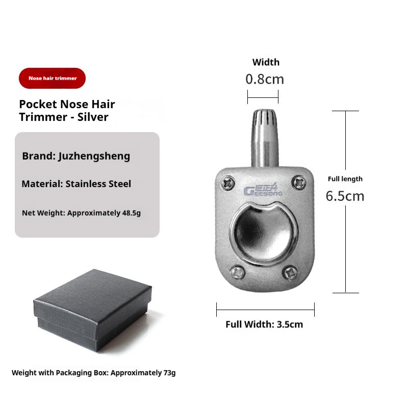 Stainless Steel Manual Hair Trimmer