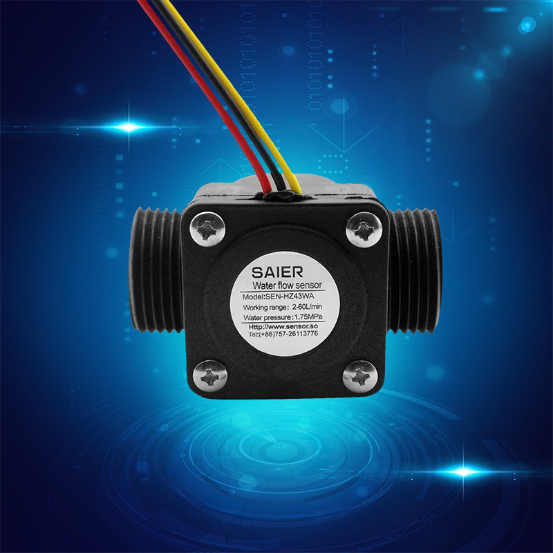 Capteur de débit d'eau pour chauffe-eau avec sortie de signal pulsé