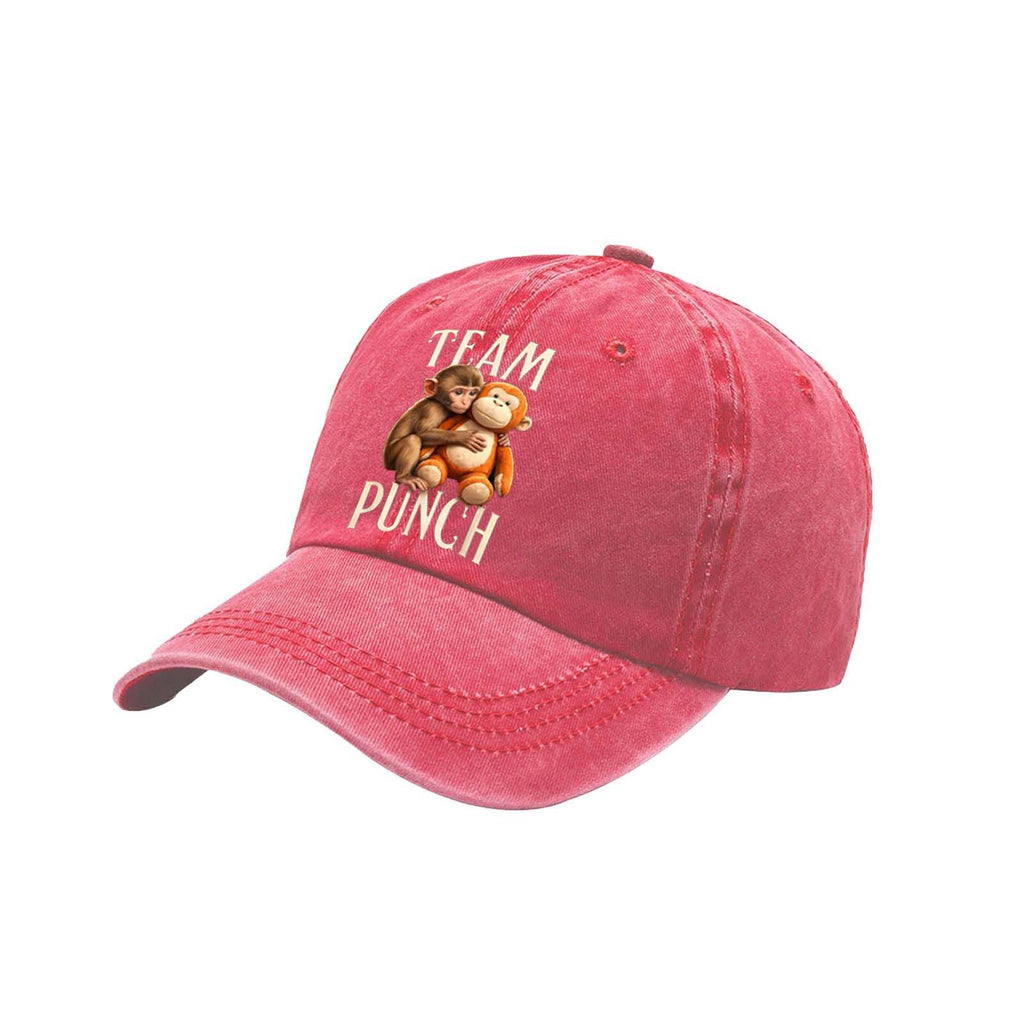 Bouchon de baseball vintage lavé de couleur solide