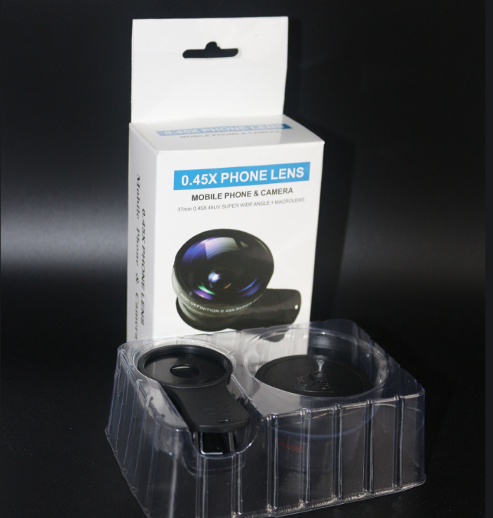 Téléphone Lens kit 0.45x Super Wide Angle & 12.5x Super Macro Lens HD Camera Lentes