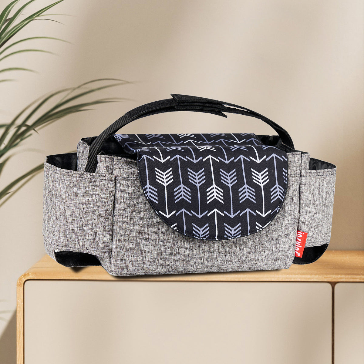Portable multifunctional baby stroller hanging bag