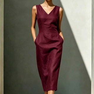 Femmes Mode Robes de couleur solide