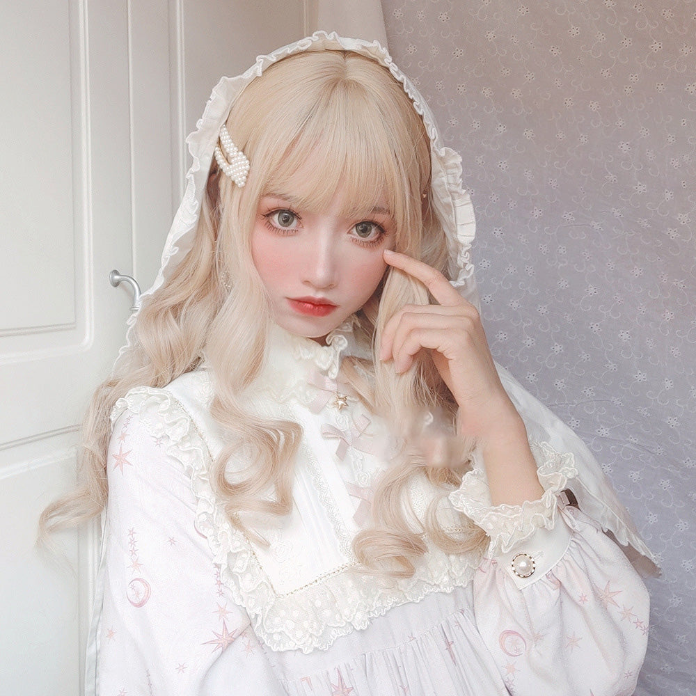 Perruque femme Long cheveux Lolita quotidienne Long Curly Soft Girl