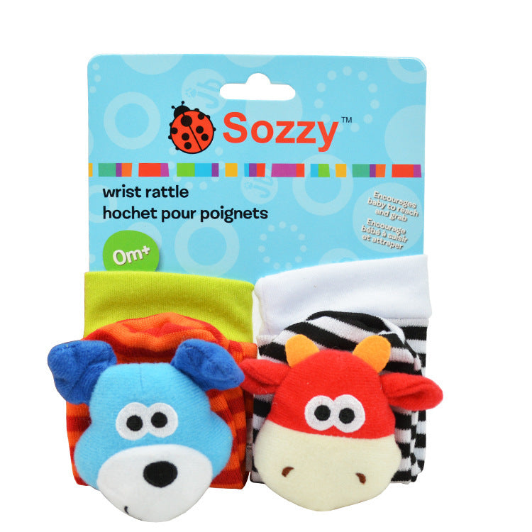 Chaussettes croustillantes en peluche d'animaux