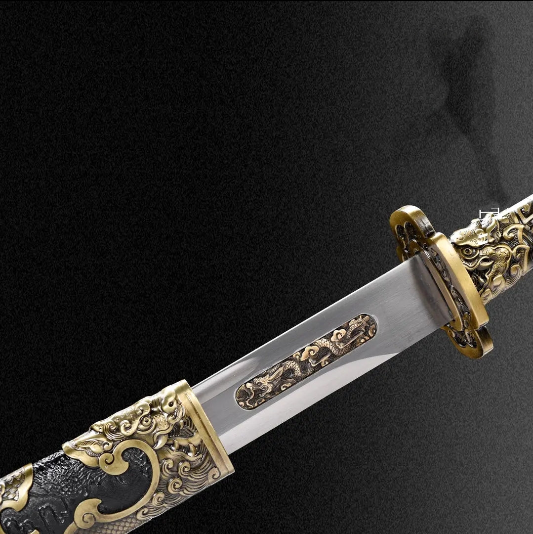 Fulong Wild Goose Feather Saber Integral Keel Structure Haute Manganèse Acier Collection-Gr