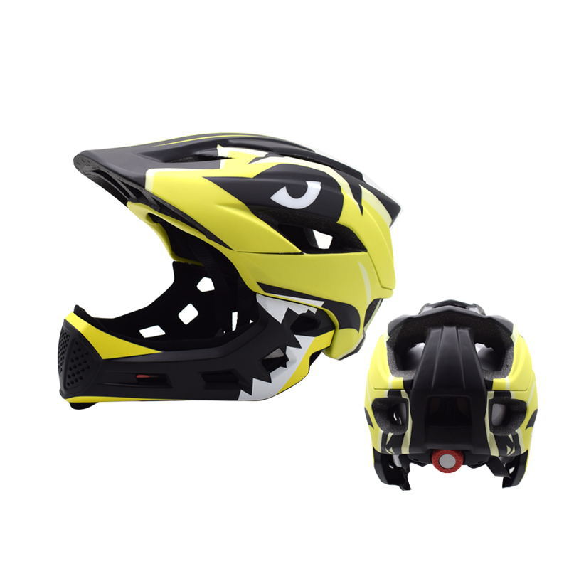 Casque plein visage de vélo avec le repos Chin