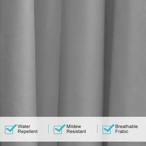 Gris Smooth 50 In. W X 108 In. L Autres Rideaux de filtration de lumière extérieure (Single Pa