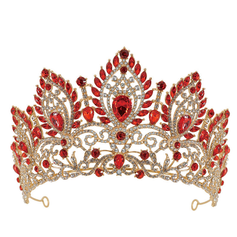Cristal Crown Headdress Accessoire pour cheveux de mariée Style japonais et coréen haut de gamme