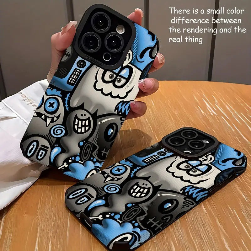 Little Monster Phone Case Graffiti résistant à la chute