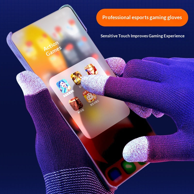 E-sports Gants tactiles à deux doigts Gaming