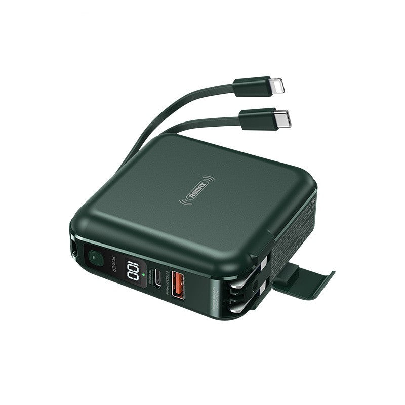 Kit de recharge rapide sans fil portable avec câble