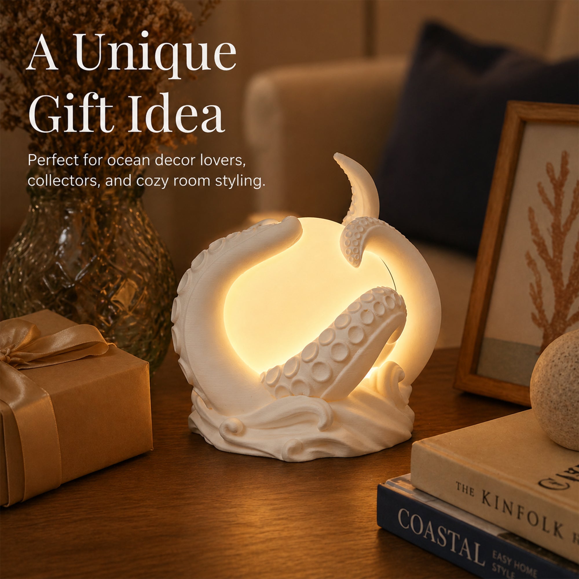 Lampe de table Imprimée Octopus 3D