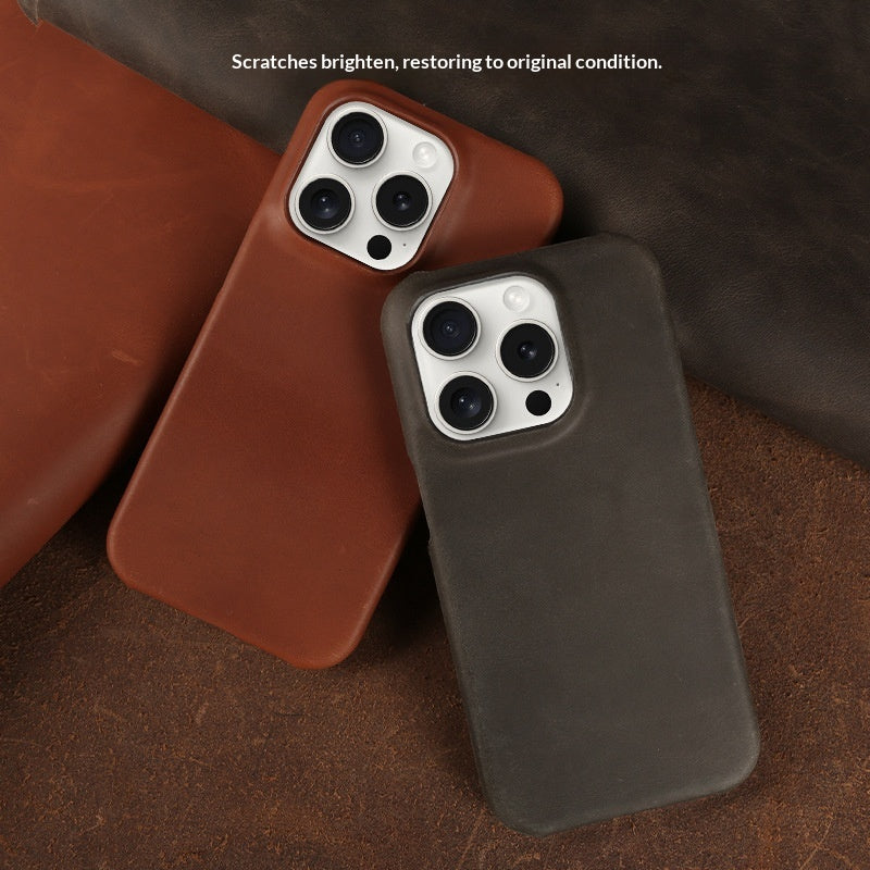 Étui de téléphone en cuir à la mode
