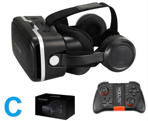 Original VR Shinecon Gafas De Realidad Virtual 120 Fov 3D Gafas Google Carton Con Auricula