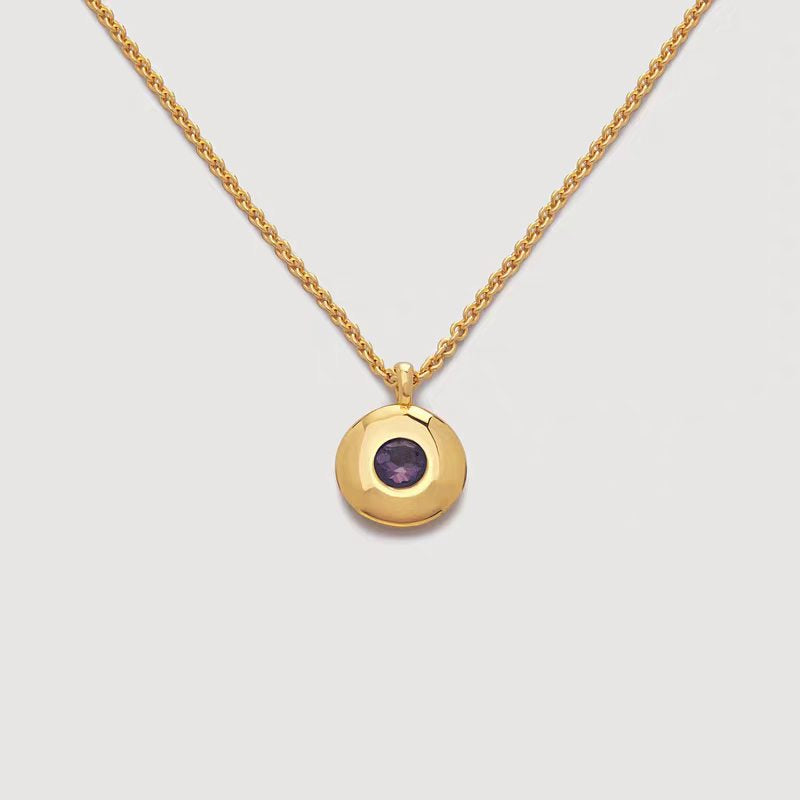 Collier de collier en pierre de naissance rubis et polyvalent fait avec des pierres gemmes naturelles