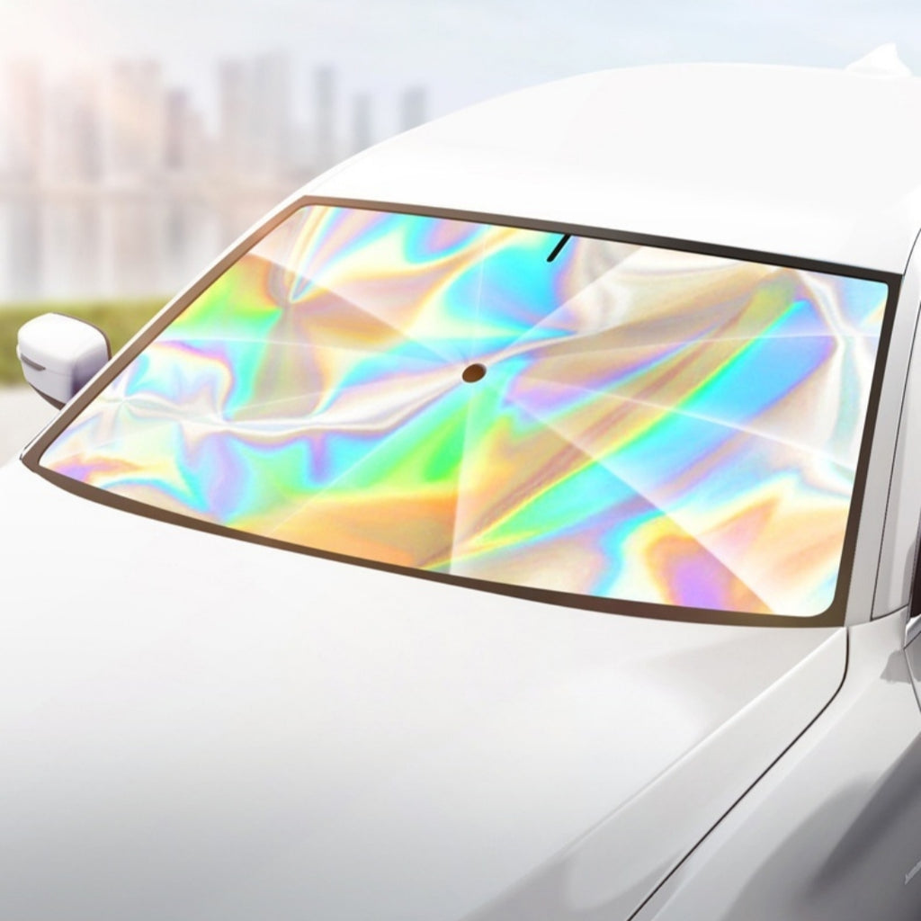 Car Sunshade Summer Laser Gradient Universal