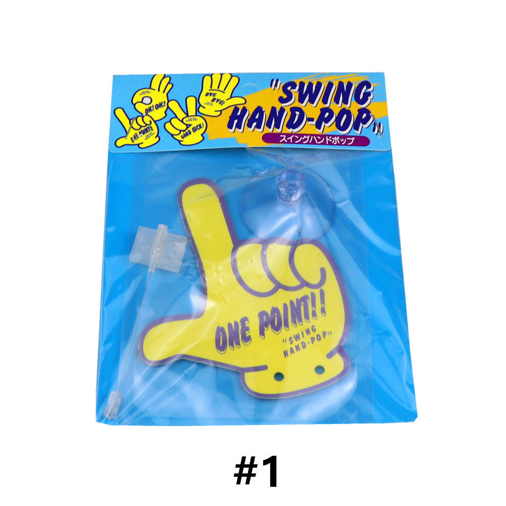 Voiture Dynamic Swing Jasmine Flower Green Tea Swing Hand Caricature Intérieur Aromathérapie Pendentif