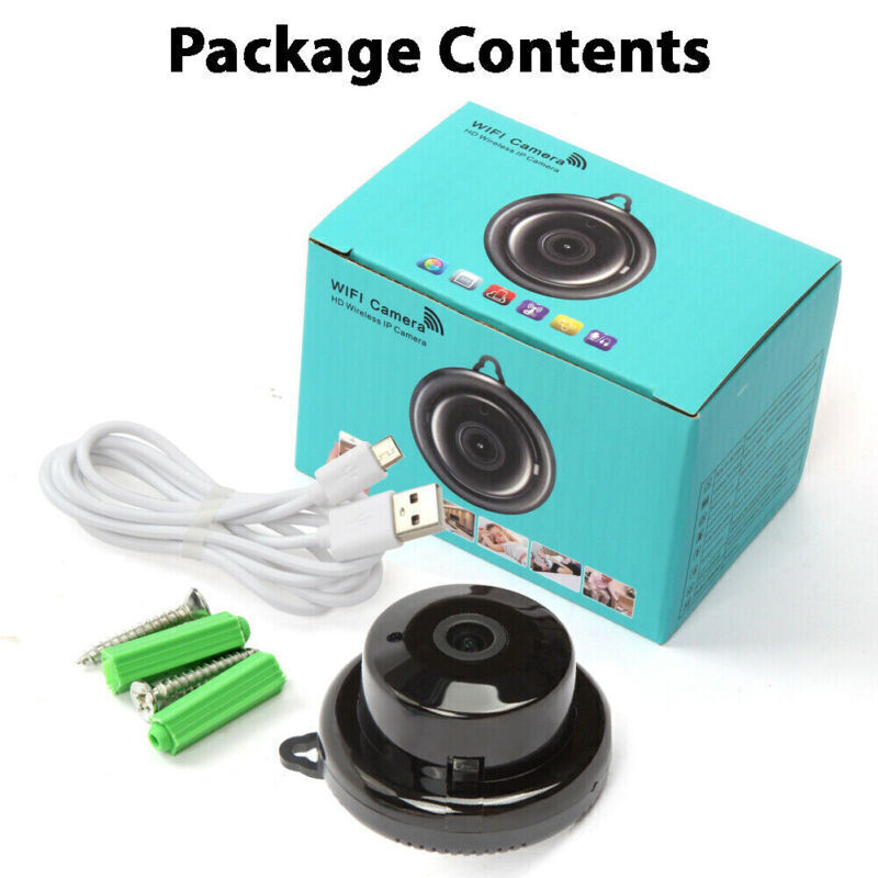 Caméra CCTV WiFi 1080 P Wireless IR Indoor Outdoor Security Night Vision Accueil CAM
