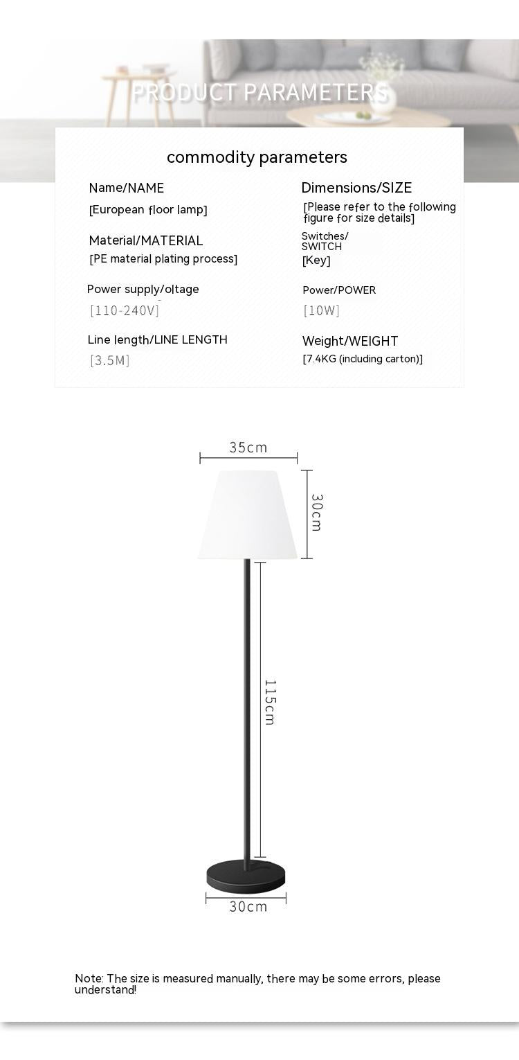 Lampe décorative simple LED lampe de plancher d'atmosphère créative