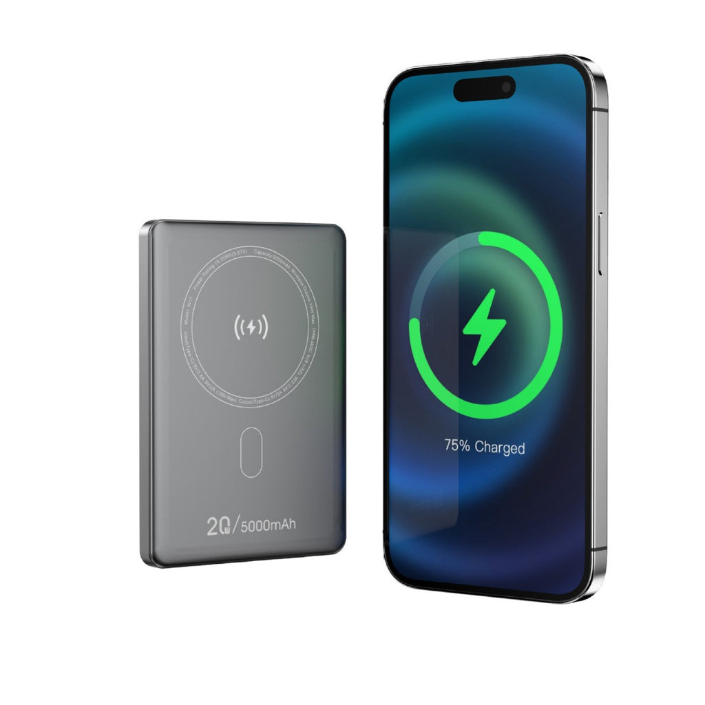 Alimentation mobile magnétique de grande capacité