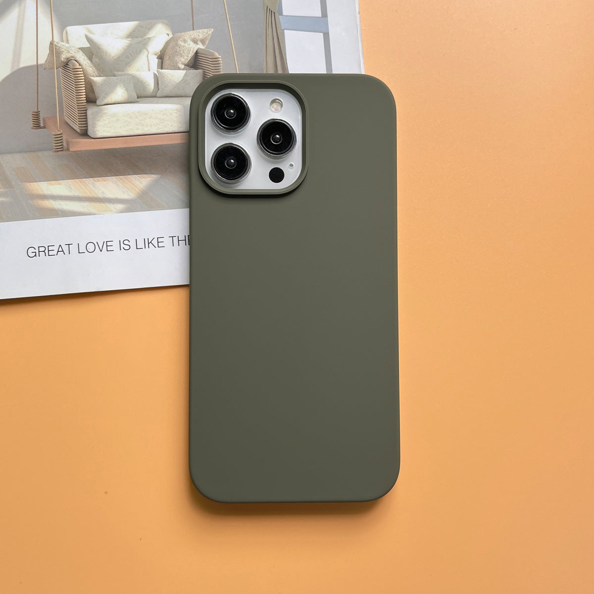 Boîtier de protection pour téléphone en silicone