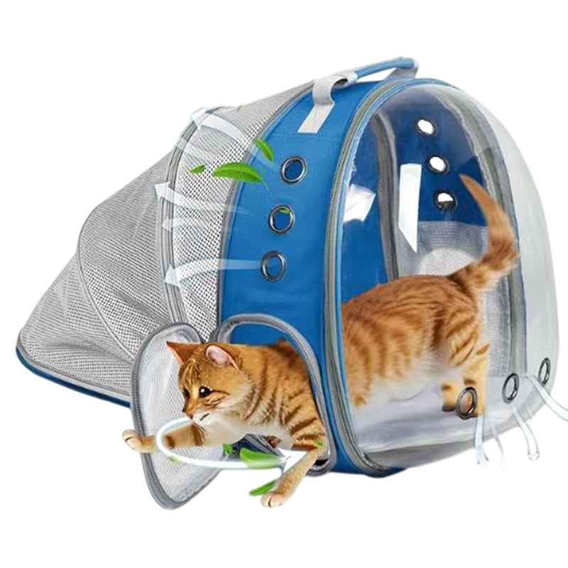 Sac à dos en mesh transparent extensible arrière