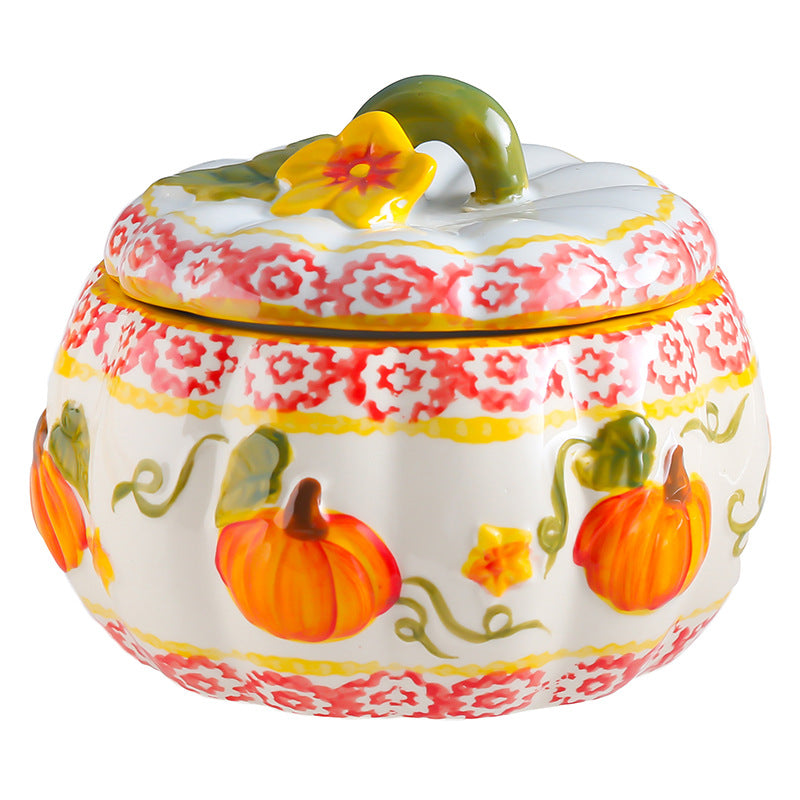 Pumpkin Bowl Plats de plat de plat de nouilles