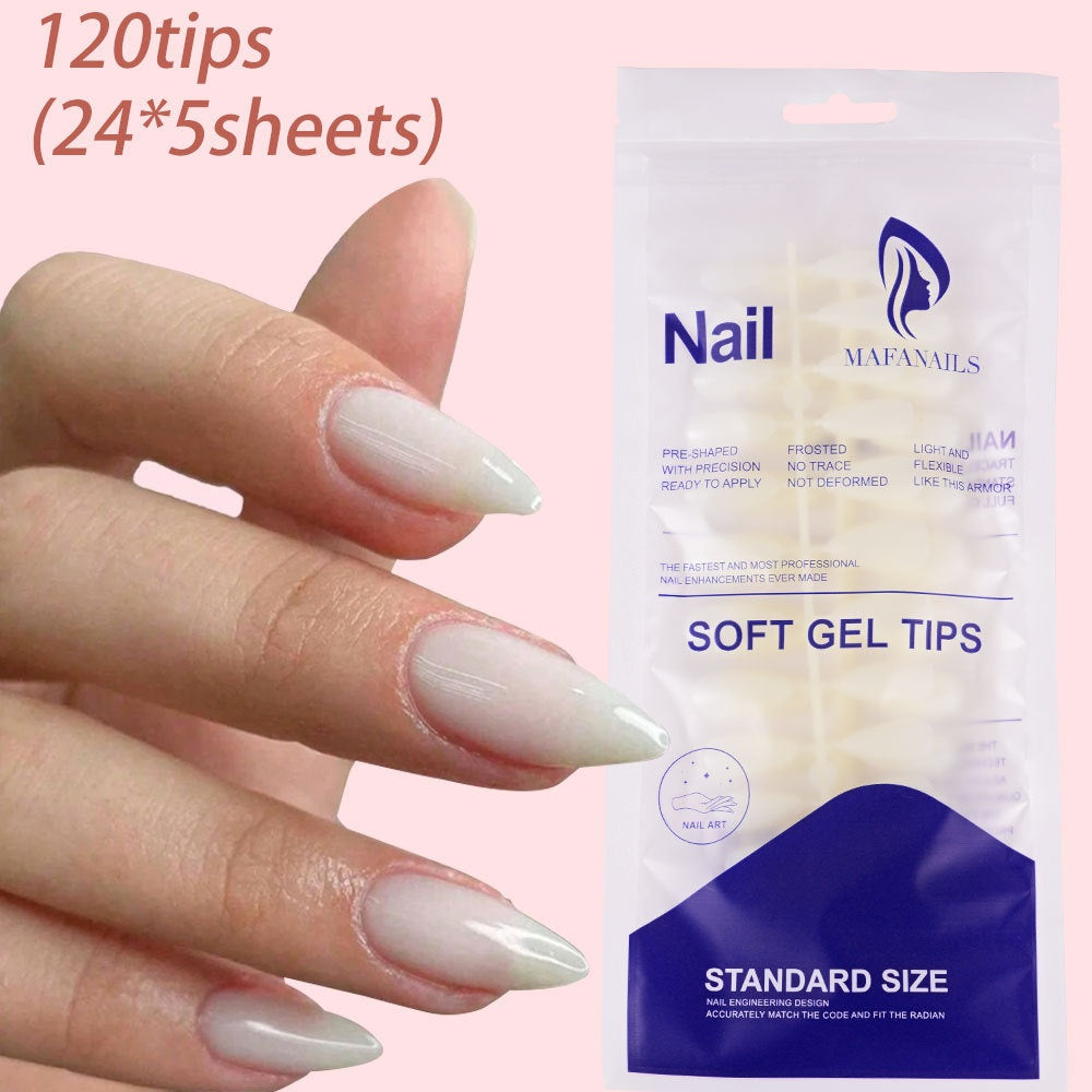 Sac de 120 pièces de conseils amovibles pour les ongles
