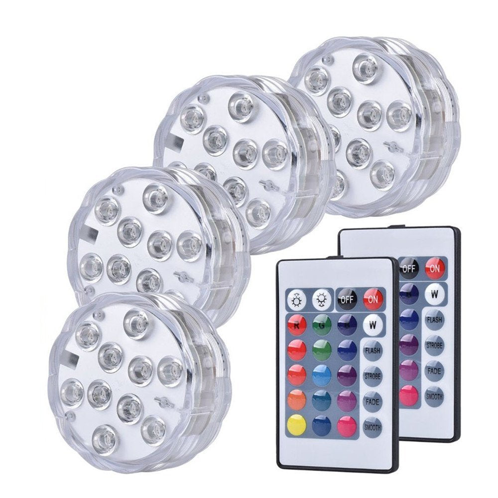 LED télécommande plongée lumière de bougie imperméable