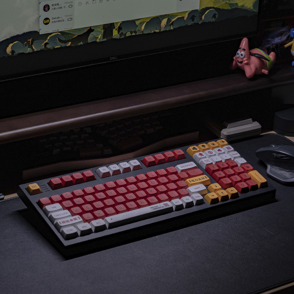 Garçon et fille couleur correspondant PBT Sublimation Key Cap Set